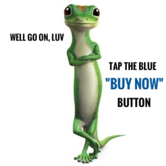 🦎 Rhinestone Gecko Pierced Ear-cuff - Picture 8 of 8